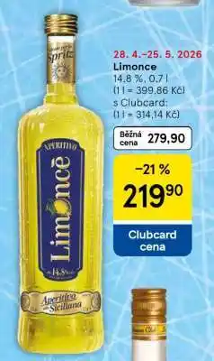 Tesco Limoncé nabídka
