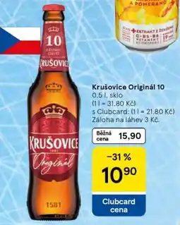 Tesco Krušovice Originál 10 nabídka
