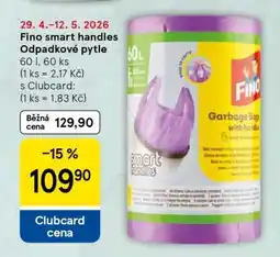 Tesco Fino smart handles Odpadkové pytle nabídka