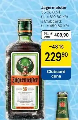 Tesco Jägermeister nabídka