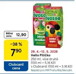 Tesco Hello Pitíčko nabídka