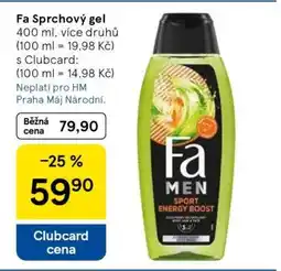 Tesco Fa sprchový gel nabídka