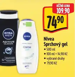 Albert Nivea Sprchový gel nabídka