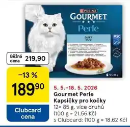 Tesco Gourmet Perle kapsičky pro kočky nabídka