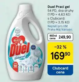 Tesco Duel prací gel nabídka