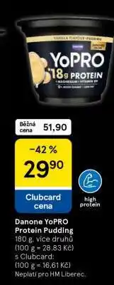 Tesco Danone YoPRO Protein pudding nabídka