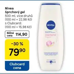 Tesco Nivea sprchový gel nabídka