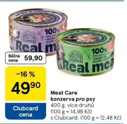 Tesco Meat Care Konzerva pro psy nabídka