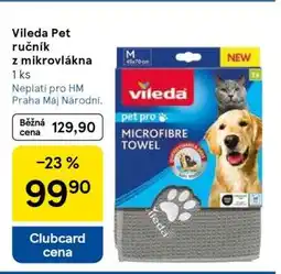 Tesco Vileda Pet ručník z mikrovlákna nabídka