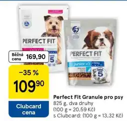 Tesco Perfect Fit granule pro psy nabídka