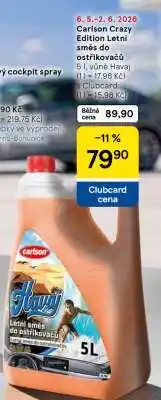 Tesco Carlson Crazy Edition Letní směs do ostřikovačů nabídka