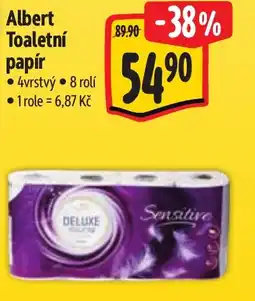 Albert Albert Toaletní papír nabídka