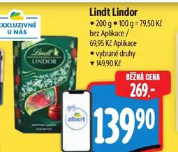 Albert Lindt Lindor nabídka