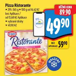Albert Dr.Oetker Pizza Ristorante nabídka