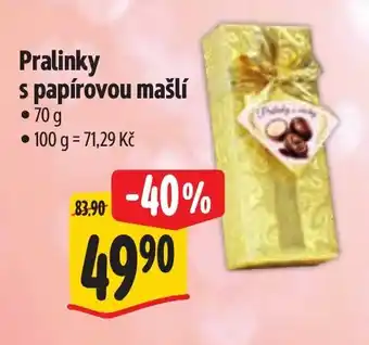 Albert Pralinky s papírovou mašlí nabídka