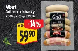 Albert Albert Gril mix klobásky nabídka