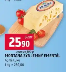 Terno MONTANA SÝR JEMNÝ EMETÁL nabídka