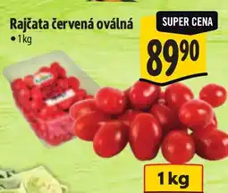 Albert Rajčata červená oválná nabídka
