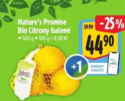Albert Nature's Promise Bio Citrony balené nabídka