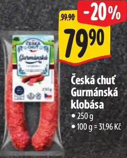 Albert Česká chuť Gurmánská klobása nabídka