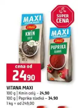 Terno Vitana MAXI Paprika sladká nabídka