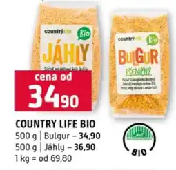 Terno Country life Bio Bulgur nabídka