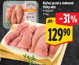 Albert Kuřecí prsní a stehenní řízky mix nabídka