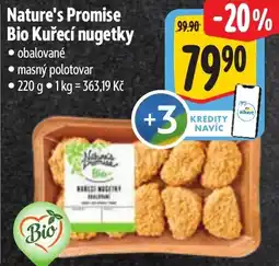 Albert Nature's Promise Bio Kuřecí nugetky nabídka