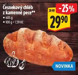 Albert Česnekový chléb z kamenné pece nabídka