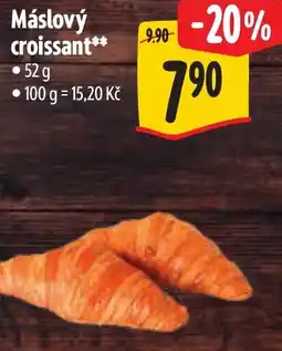 Albert Máslový croissant nabídka