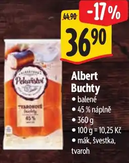 Albert Albert Buchty nabídka