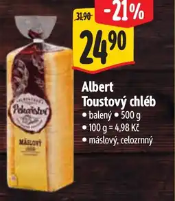 Albert Albert Toustový chléb nabídka