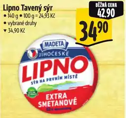 Albert Madeta Lipno Tavený sýr nabídka