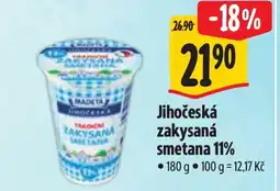 Albert Madeta Jihočeská zakysaná smetana 11% nabídka