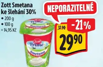 Albert Zott Smetana ke slehani 30% nabídka