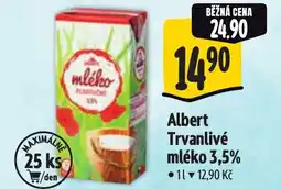 Albert Albert Trvanlivé mléko 3,5% nabídka