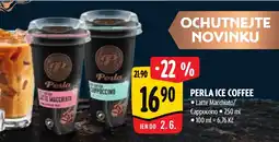 Albert Perla ice coffee nabídka