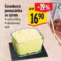 Albert Česneková pomazánka se sýrem nabídka