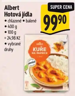 Albert Albert Hotová jídla nabídka