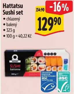 Albert Hattatsu Sushi Set nabídka