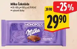 Albert Milka Čokoláda nabídka