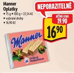 Albert Manner Oplatky nabídka