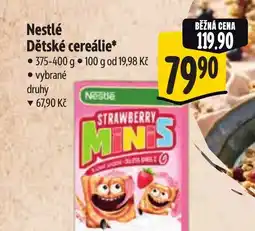 Albert Nestlé Dětské cereálie nabídka