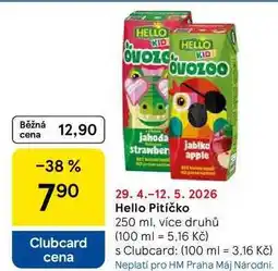 Tesco Hello Pitíčko, 250 ml, více druhů nabídka
