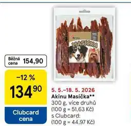 Tesco Akinu Masíčka, 300 g, více druhů nabídka