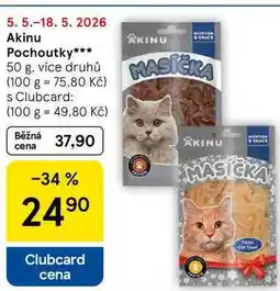 Tesco Akinu Pochoutky, 50 g, více druhů nabídka