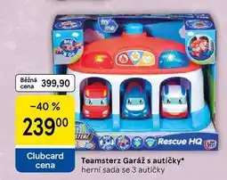 Tesco Teamsterz Garáž s autíčky, herní sada se 3 autíčky nabídka