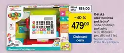 Tesco Dětská elektronická pokladna, sada obsahuje pokladnu a 30 doplňků nabídka