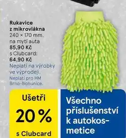 Tesco Rukavice z mikrovlákna, 240 x 170 mm. na mytí auta nabídka