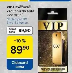 Tesco VIP Osvěžovač vzduchu do auta více druhů nabídka